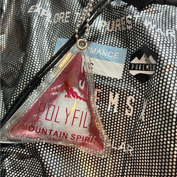 Puremsx Men's 3XL Hooded Down Quilted Parka Coat with vegan fur NWT black - Picture 8 of 9